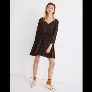 Madewell Georgette Babydoll Mini Dress